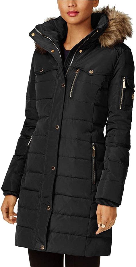Michael kors coats womens - Cotton Blend Trench Coat. Was ฿ 450.00. Now ฿ 315.00. 30% OFF. DISCOUNT ALREADY APPLIED. michael michael kors. Faux Fur Trim Wool Blend Coat. ฿ 495.00. 25% OFF AT CHECKOUT.